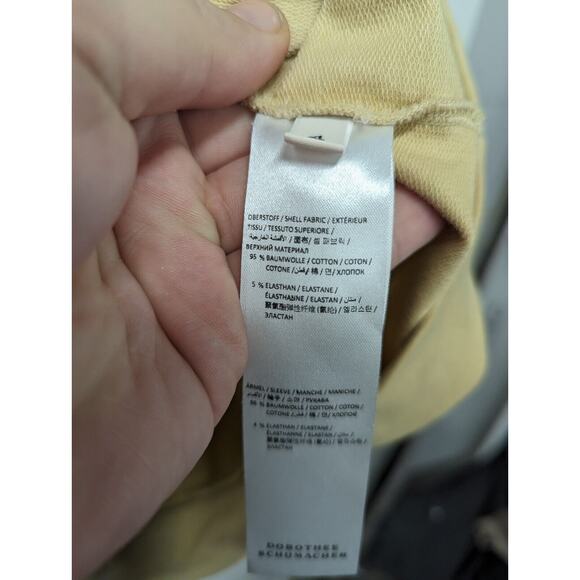 DOROTHEE SCHUMACHER Women's Sweatshirt Crew Neck Color Block Size 4 US Large - Picture 8 of 9